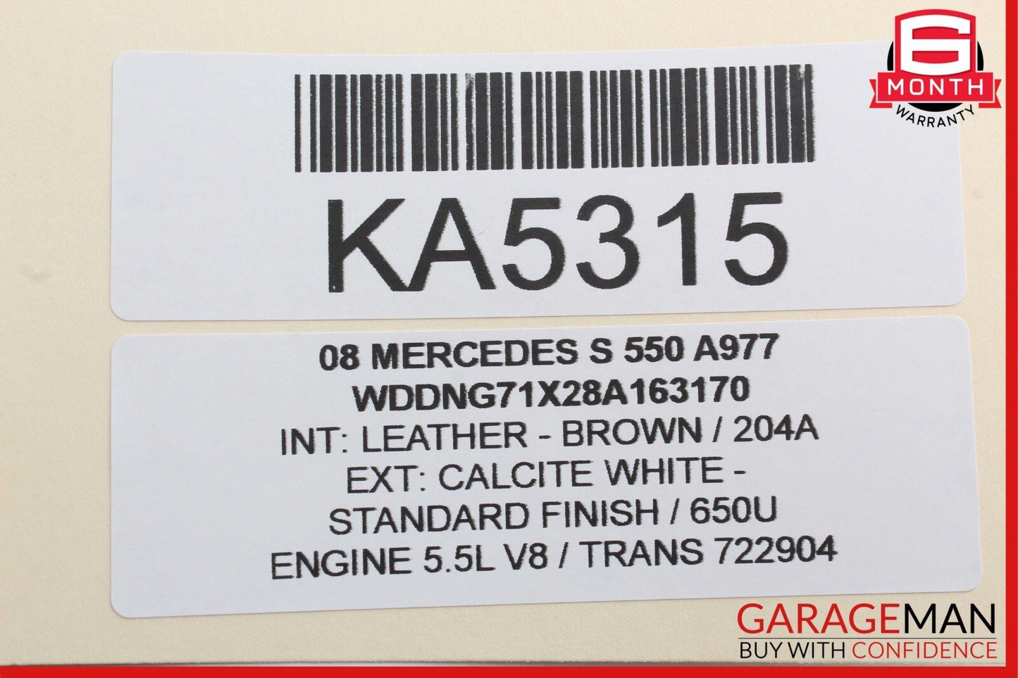 07-13 Mercedes W221 S550 S450 Rear Left or Right Side Door Control Module Unit