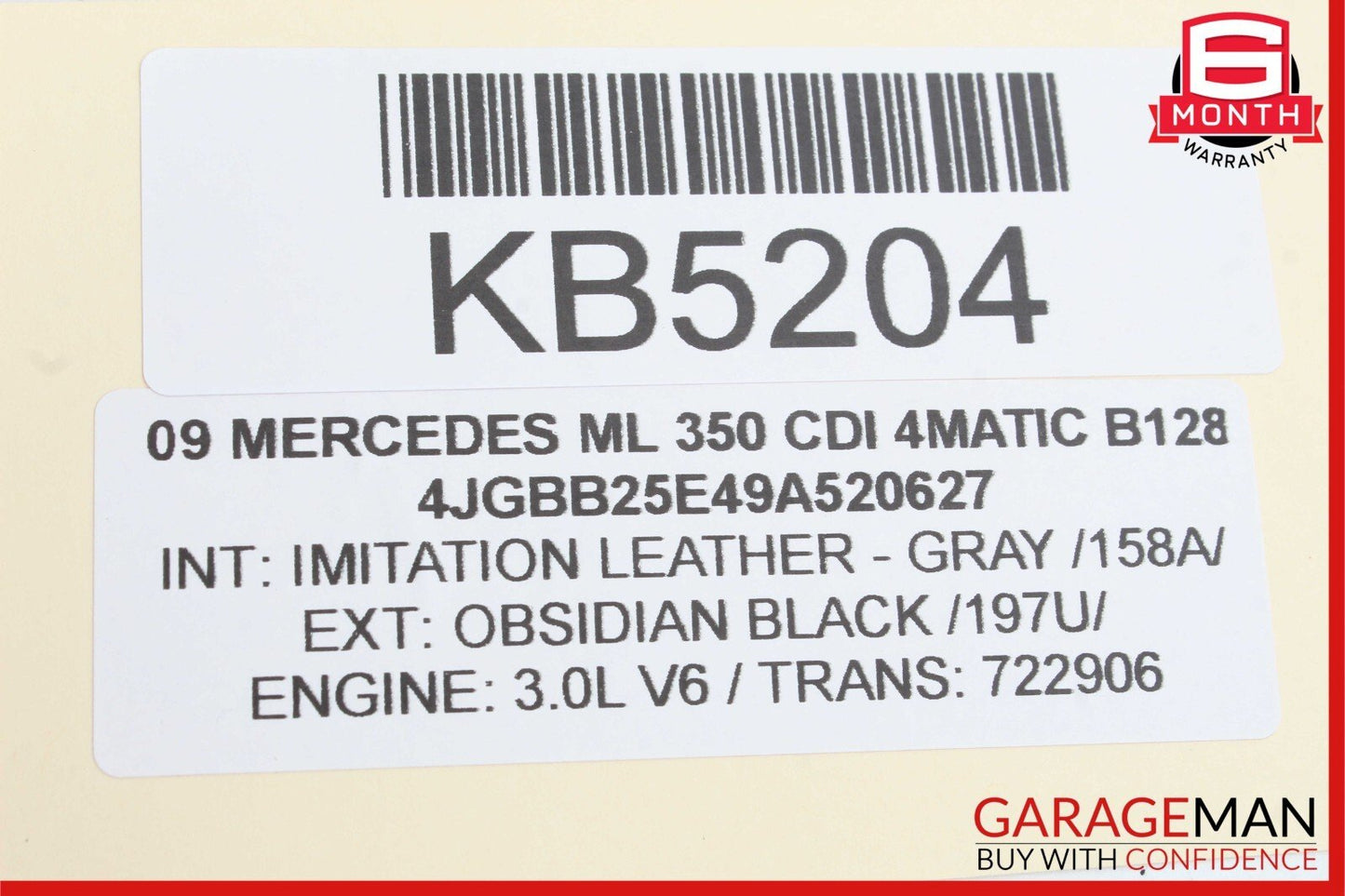 06-11 Mercedes W164 ML550 ML350 Rear Harman Kardon Sub Woofer Subwoofer Speaker