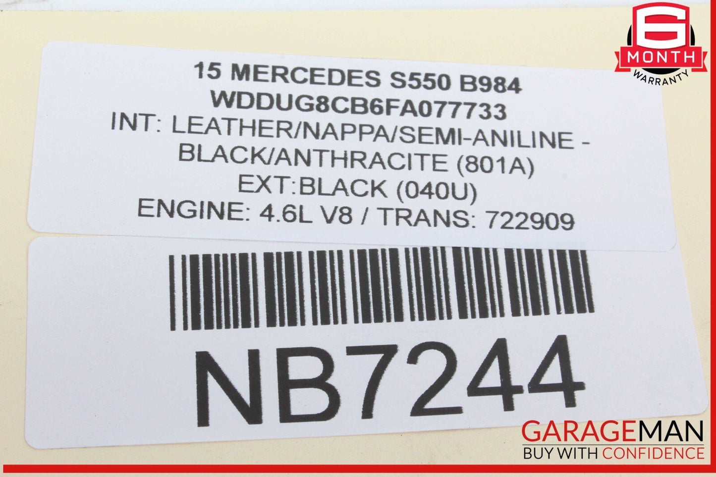 14-17 Mercedes W222 S550 AC A/C Climate Control Switch Dual Zone 2229069701 OEM