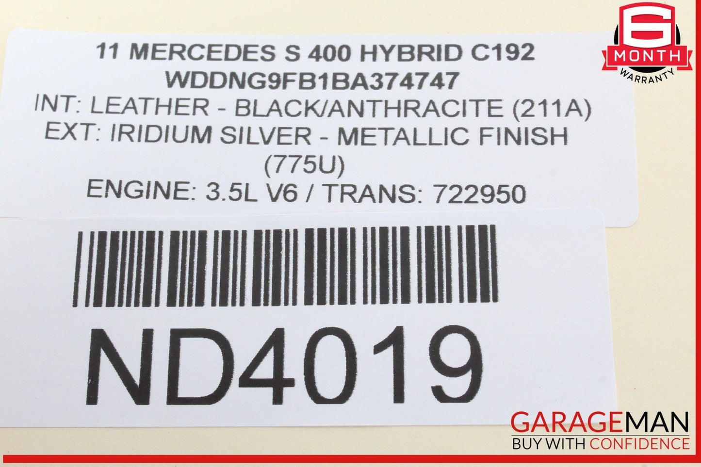 10-14 Mercedes W221 S400 Hybrid Fuse Box Control Module 0005406050 OEM