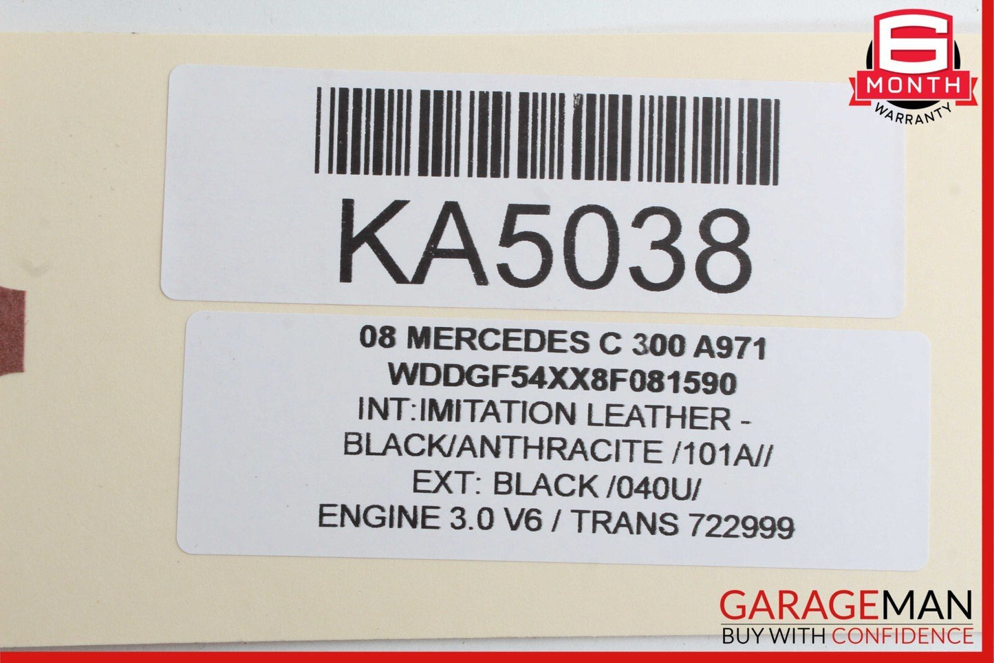 08-11 Mercedes W204 C250 C300 Rear Right Passenger Side Door Lock Latch Actuator