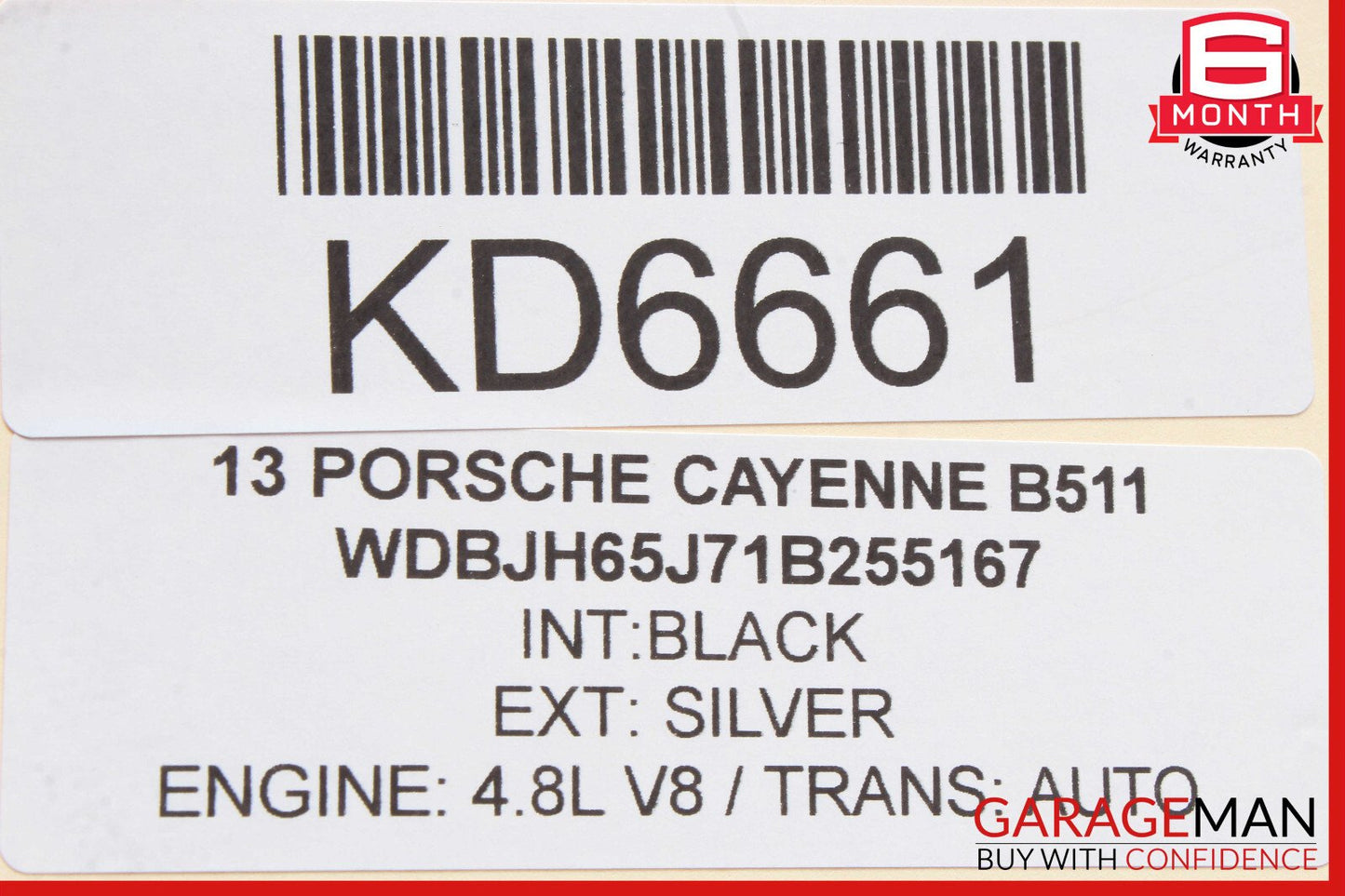 11-17 Porsche Cayenne 958 Engine Oil Separator 94810713521 OEM