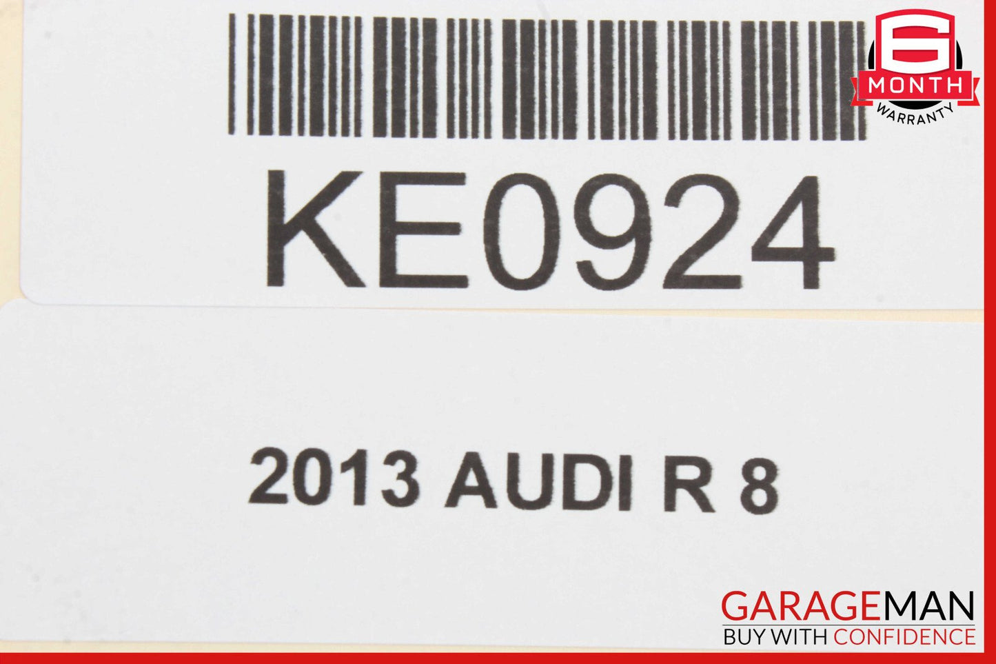 10-15 Audi R8 Right Fuel Injector Rail 07L133316 OEM