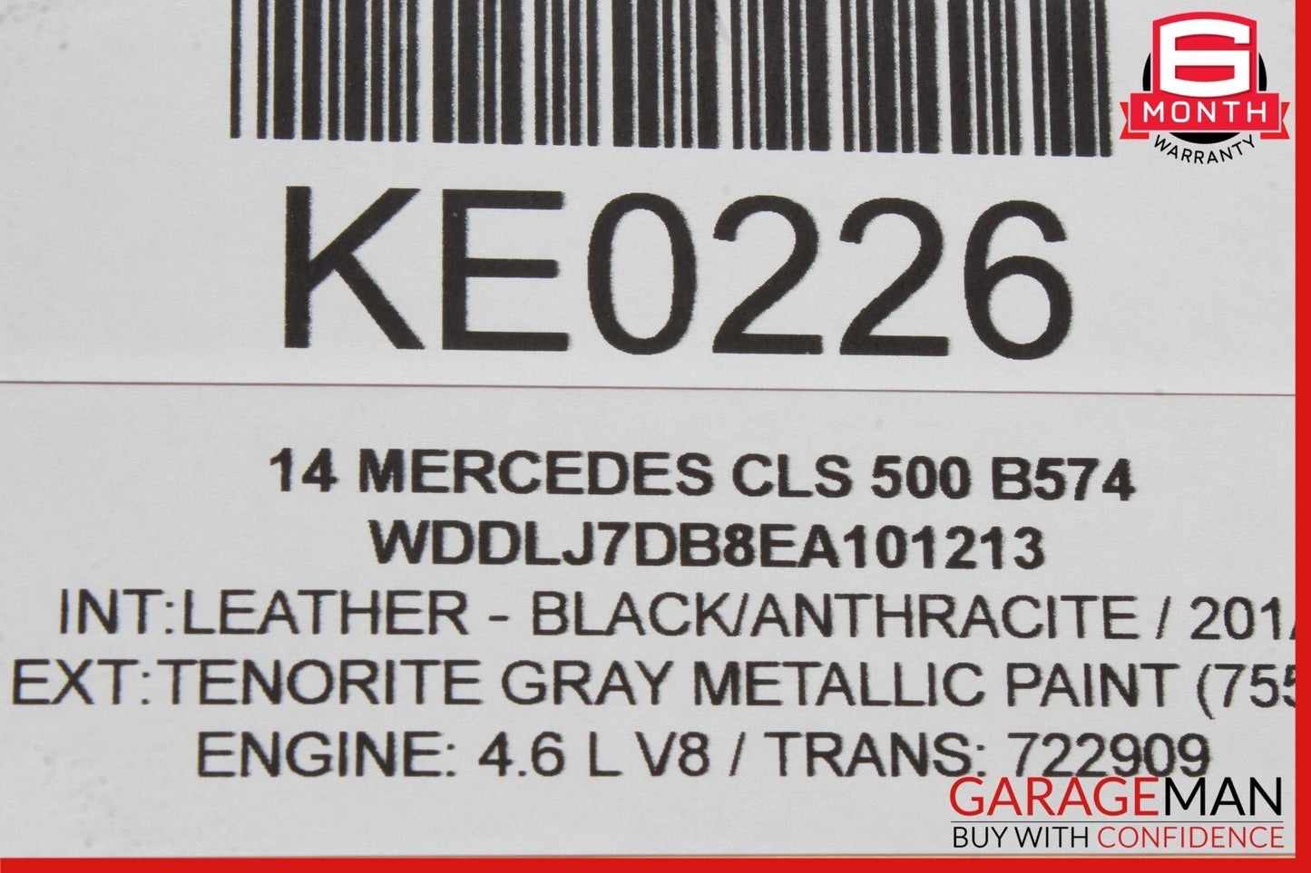 10-16 Mercedes W218 CLS500 E350 C300 Front Active Lane Assist Front Camera OEM