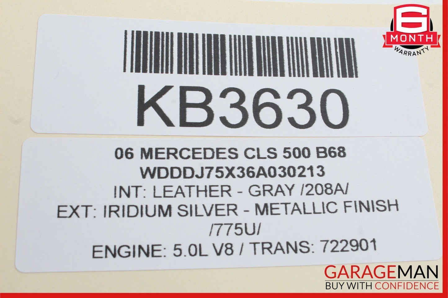 06-11 Mercedes W219 CLS500 CLS550 Front Right Side Exterior Door Handle OEM
