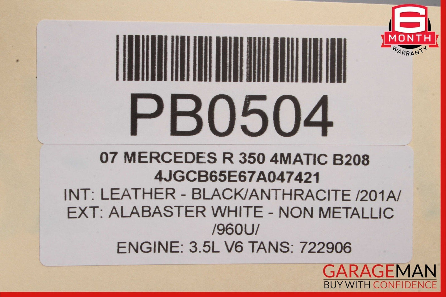 06-13 Mercedes ML500 GL450 R350 Tranny Transmission Transfer Case Gear Box