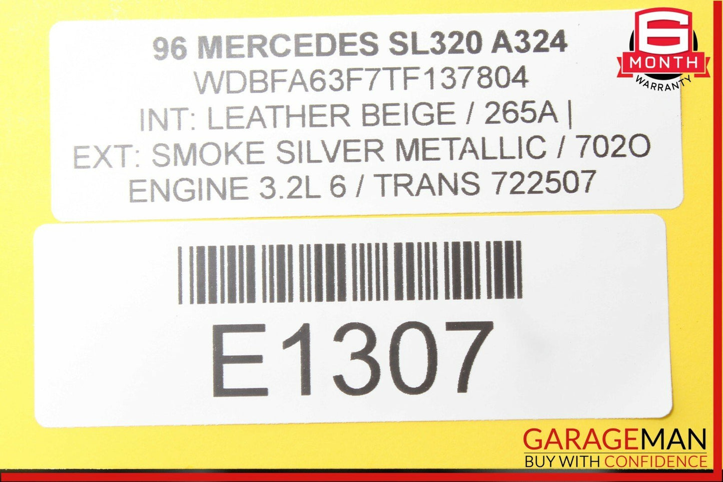 96-98 Mercedes R129 SL320 SL600 ABS Anti Lock Brake Pump ESP Module Unit OEM