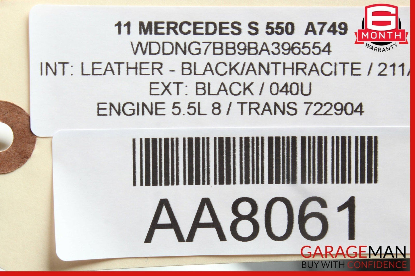 07-13 Mercedes W221 S550 S63 AMG Front Right Door Control Module 2219007501 OEM