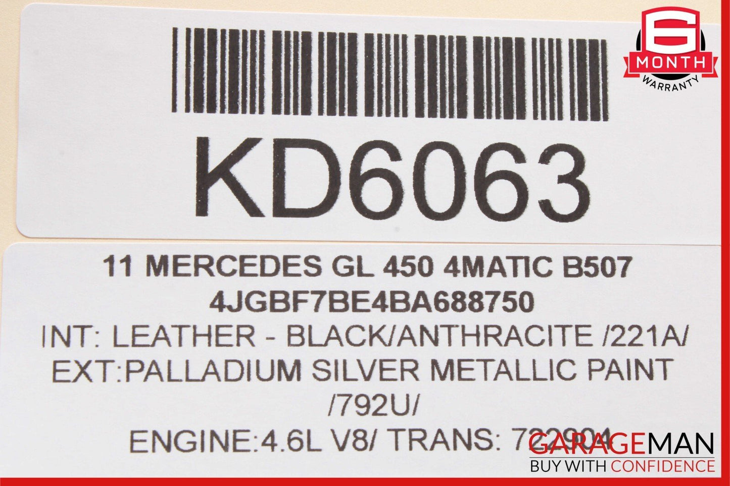 06-13 Mercedes X164 GL450 R350 Front Left Driver Side Window Regulator Motor OEM
