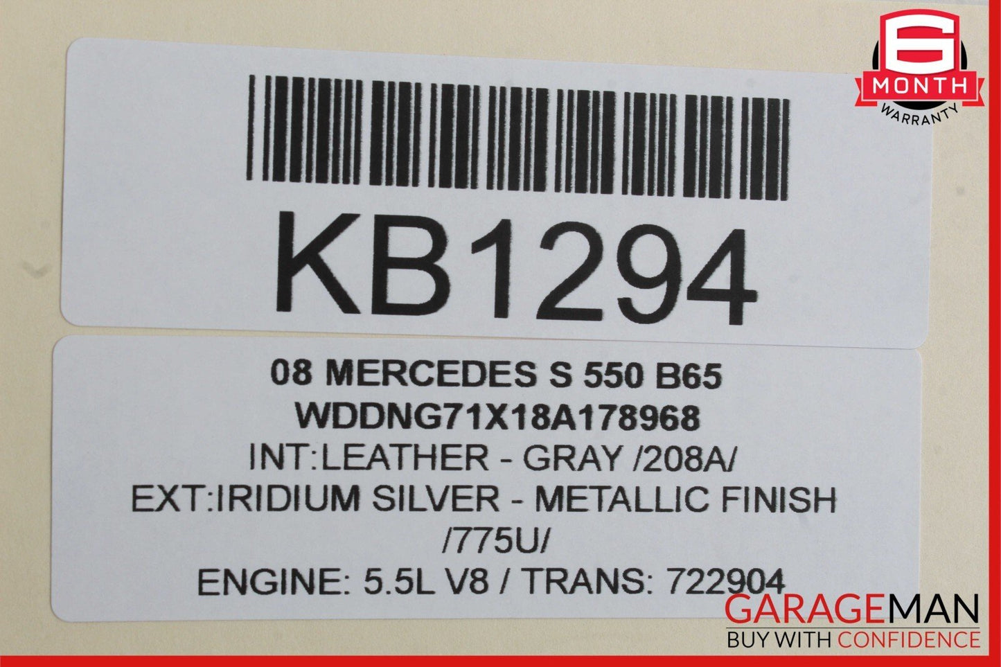 07-14 Mercedes W221 S550 Front Right Door Lock Latch Actuator Keyless Go OEM