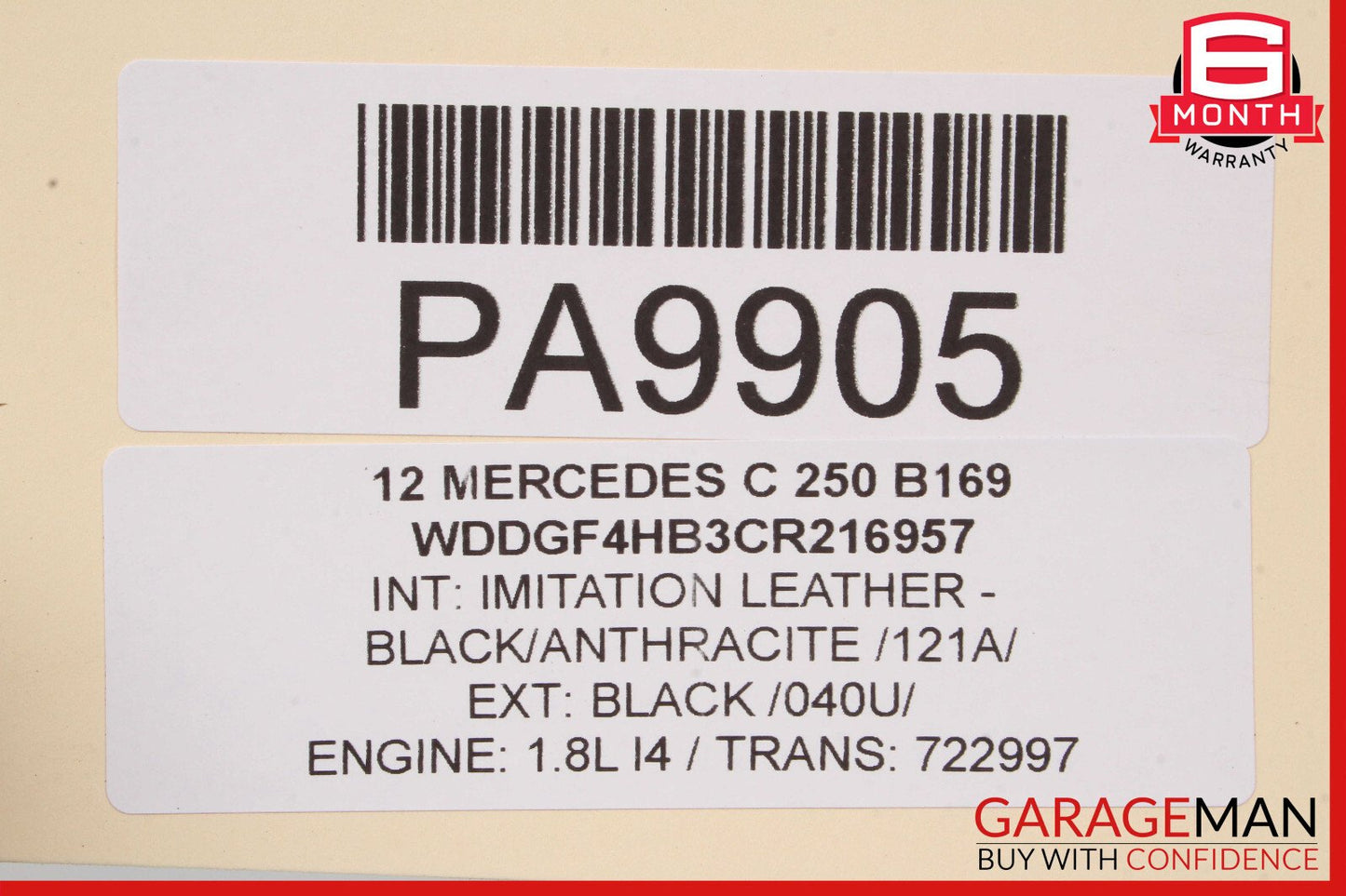 08-17 Mercedes W204 C250 C350 E400 AC Air A/C Condenser Cooler OEM