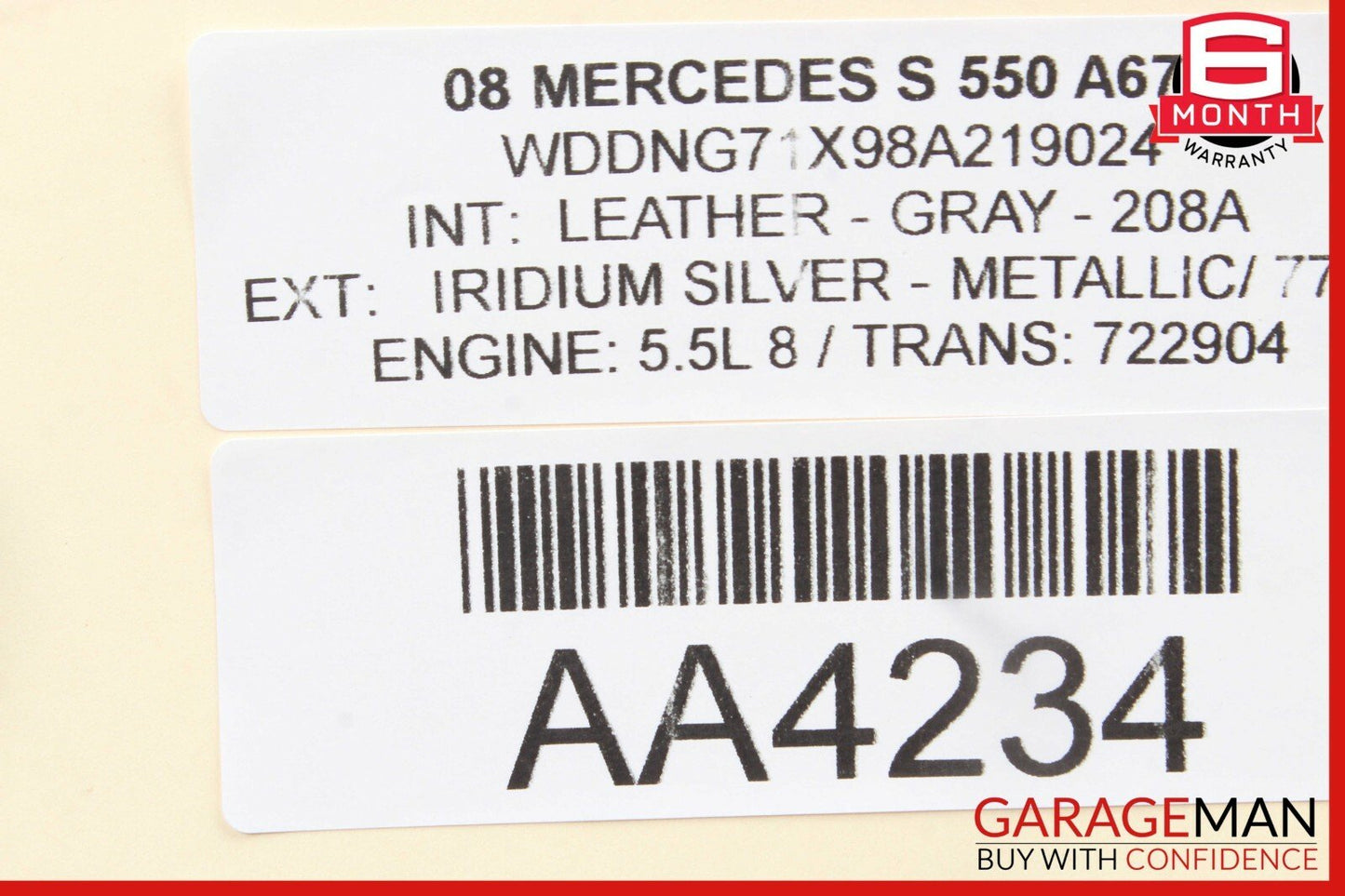 07-13 Mercedes W221 S550 Rear Left Driver Side Door Window Regulator Motor OEM