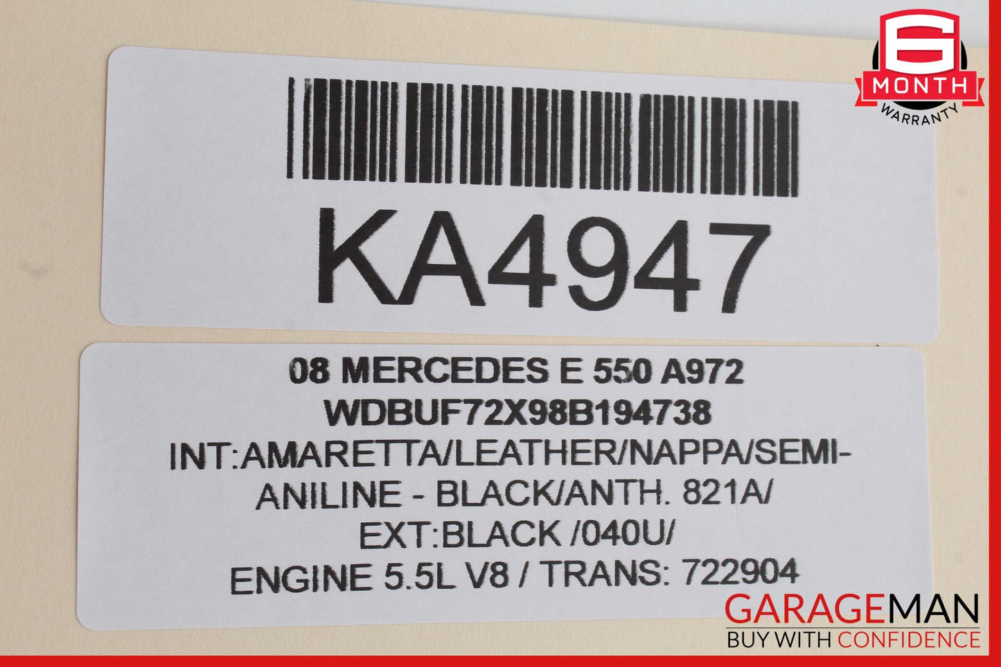 03-09 Mercedes W211 E350 E500 Front Left Side Door Control Module 2118707326 OEM