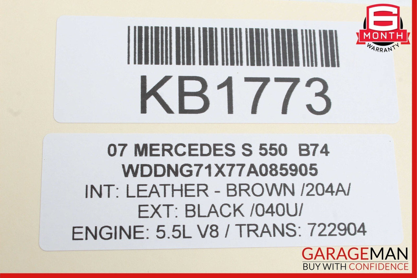 07-13 Mercedes W221 S550 Front Right / Left Under Seat Storage Compartment OEM