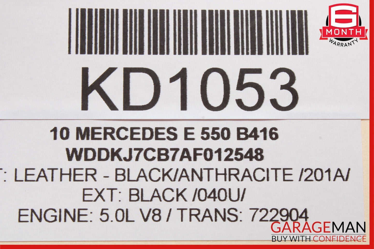 10-17 Mercedes W207 E550 Coupe Door Window Regulator Motor Right Passenger Side