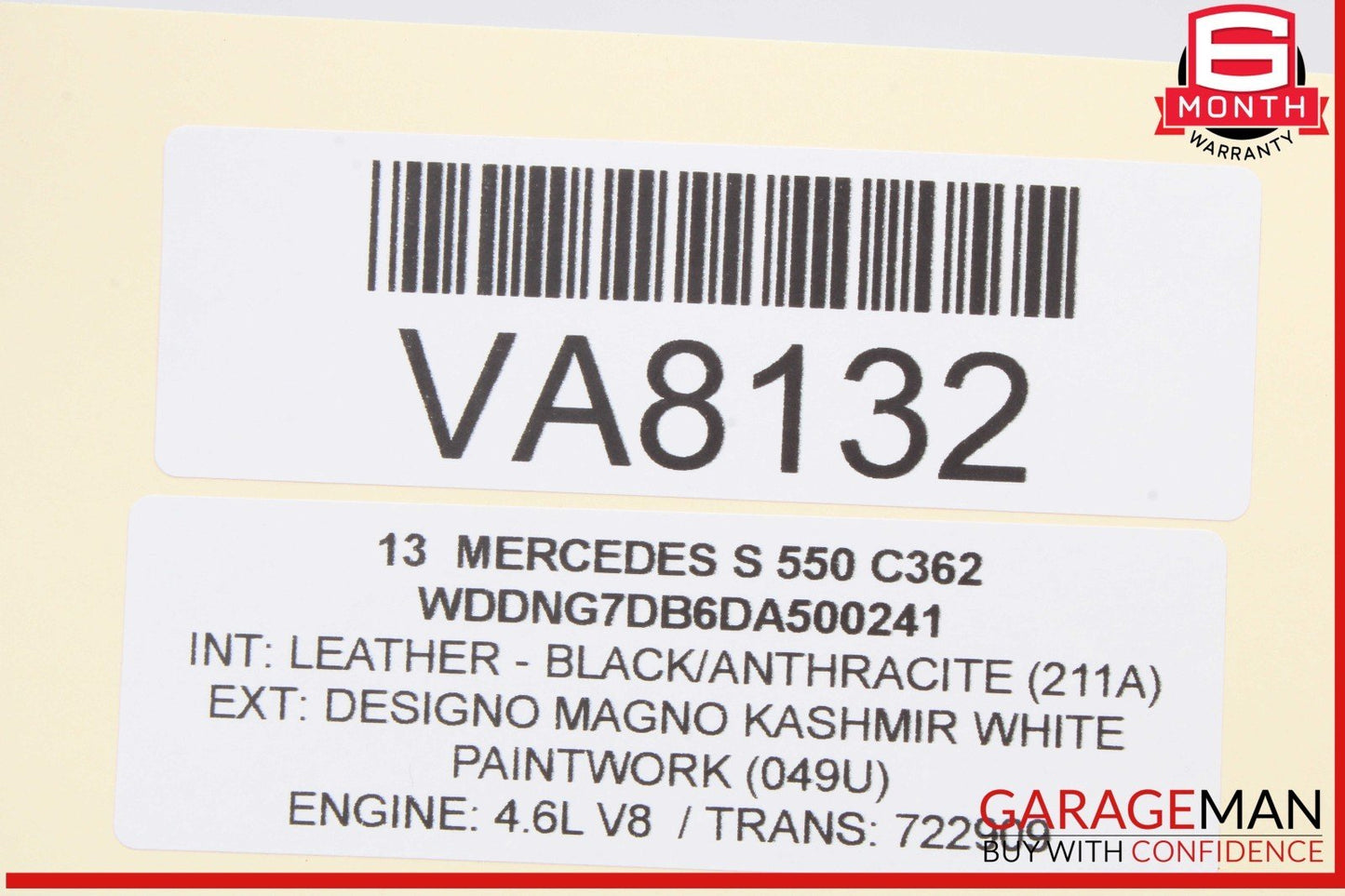 07-13 Mercedes W221 S550 S400 Front Left Driver Side Door Control Module OEM