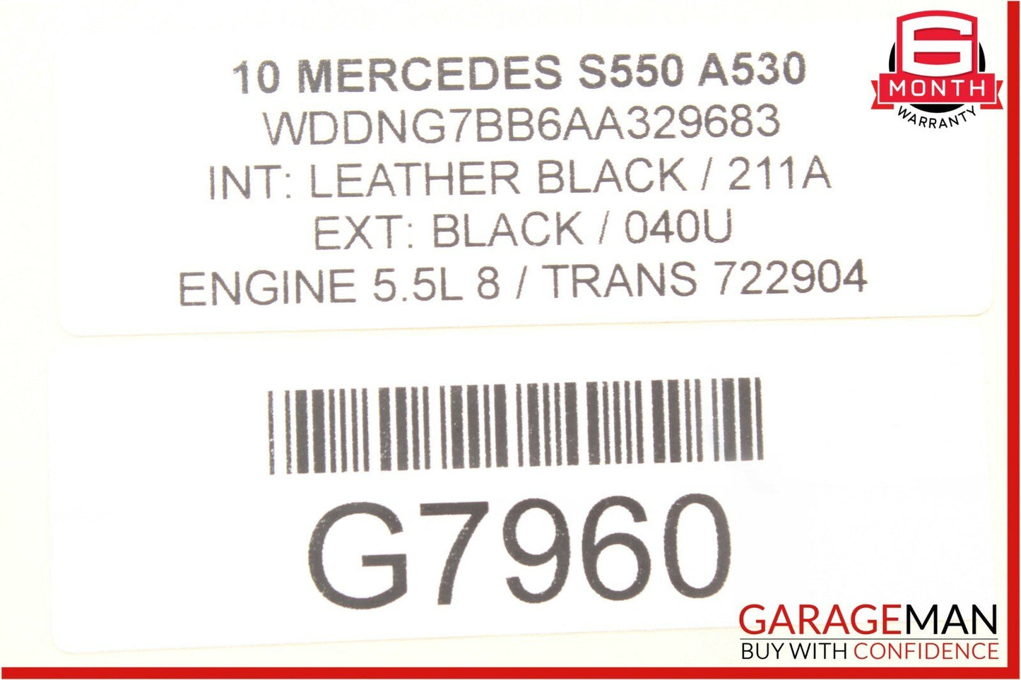 07-11 Mercedes S550 CL550 CLS350 Delphi Ignition Coil Spark Plug 0001502780 OEM