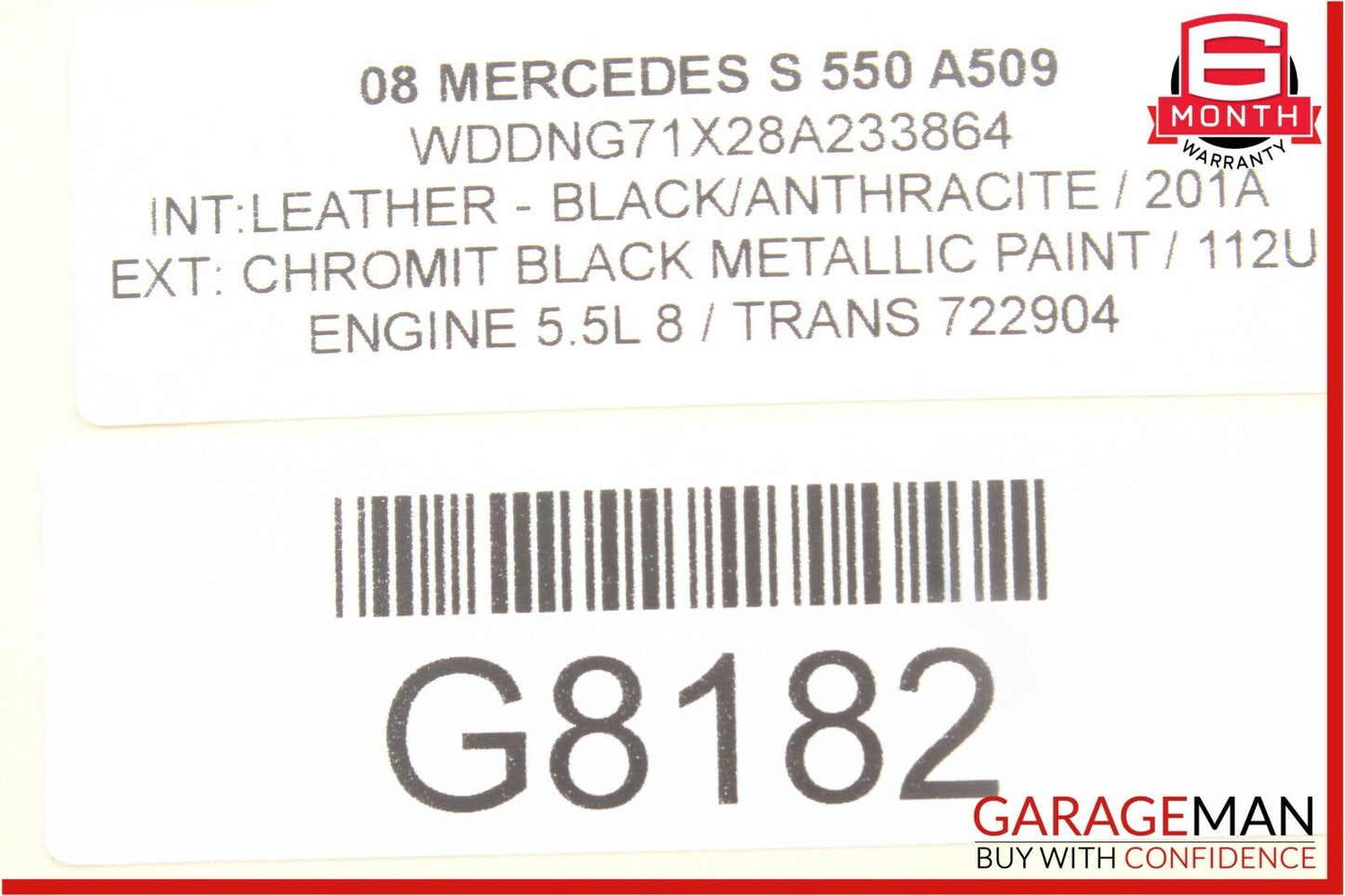 07-09 Mercedes S550 CL550 CL600 Bluetooth Communication Controller Module