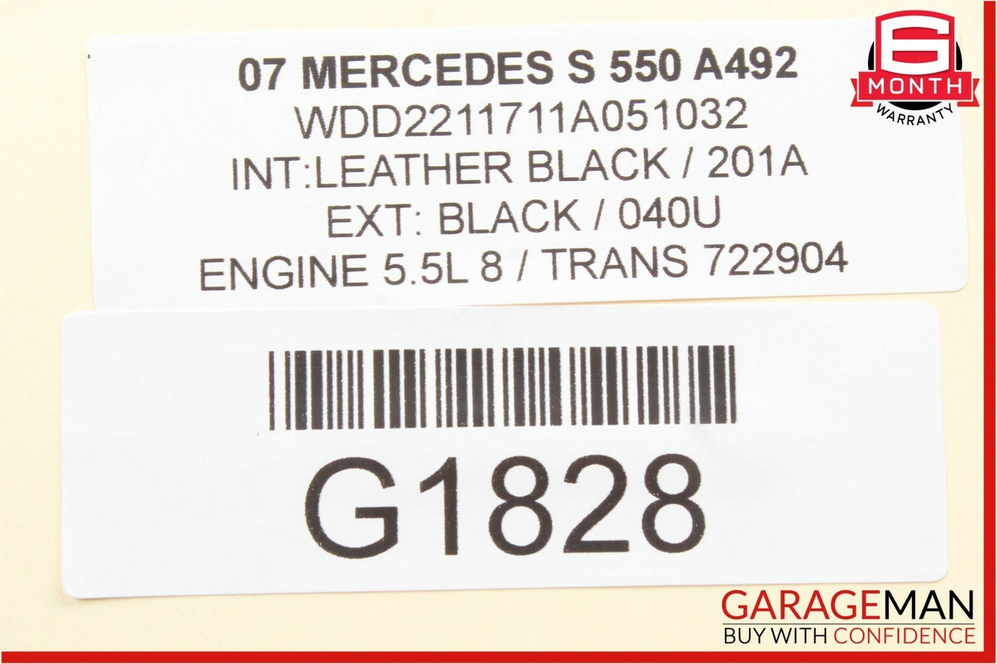 07-09 Mercedes W221 S550 Front Right Under Seat Controller Module Unit