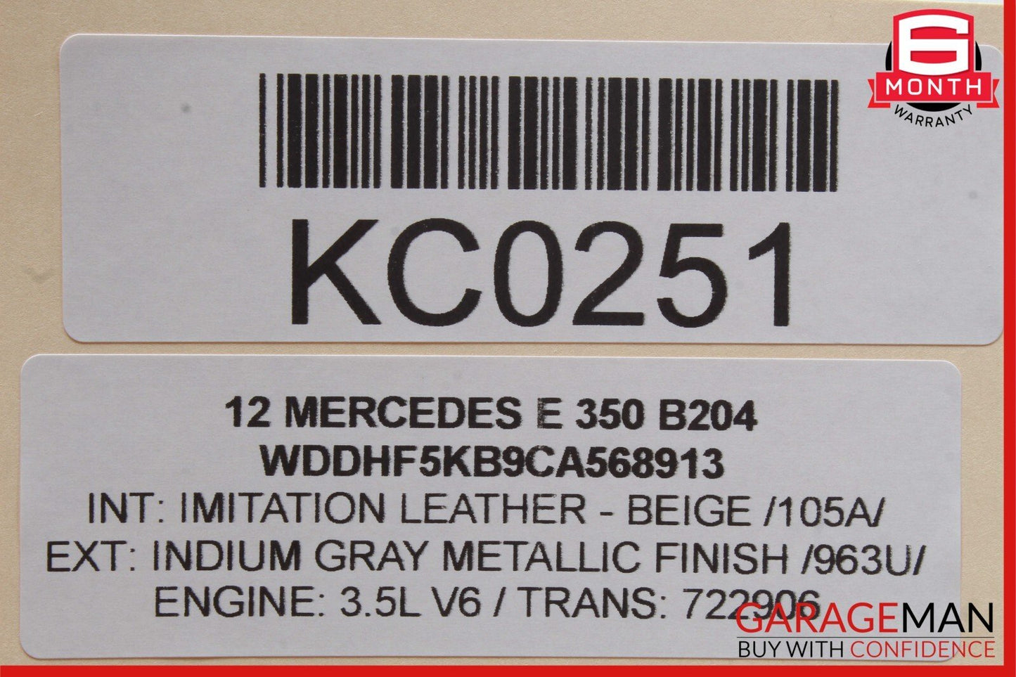 Mercedes E350 SLK250 GL550 Sirius Satellite Radio Receiver Module 2128706489