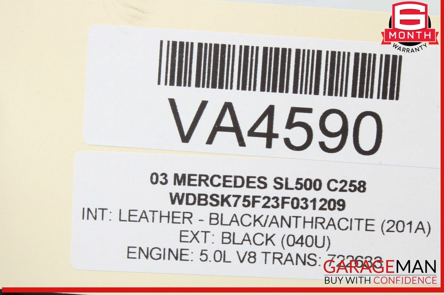 03-12 Mercedes R230 SL500 Rear Right Side Spindle Knuckle Hub w/ Rotor Disc OEM