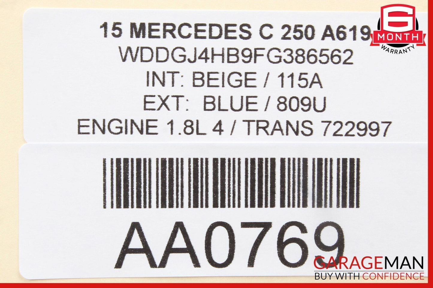 14-15 Mercedes W204 C250 GLK350 Voice Phone Communication Control Module Unit