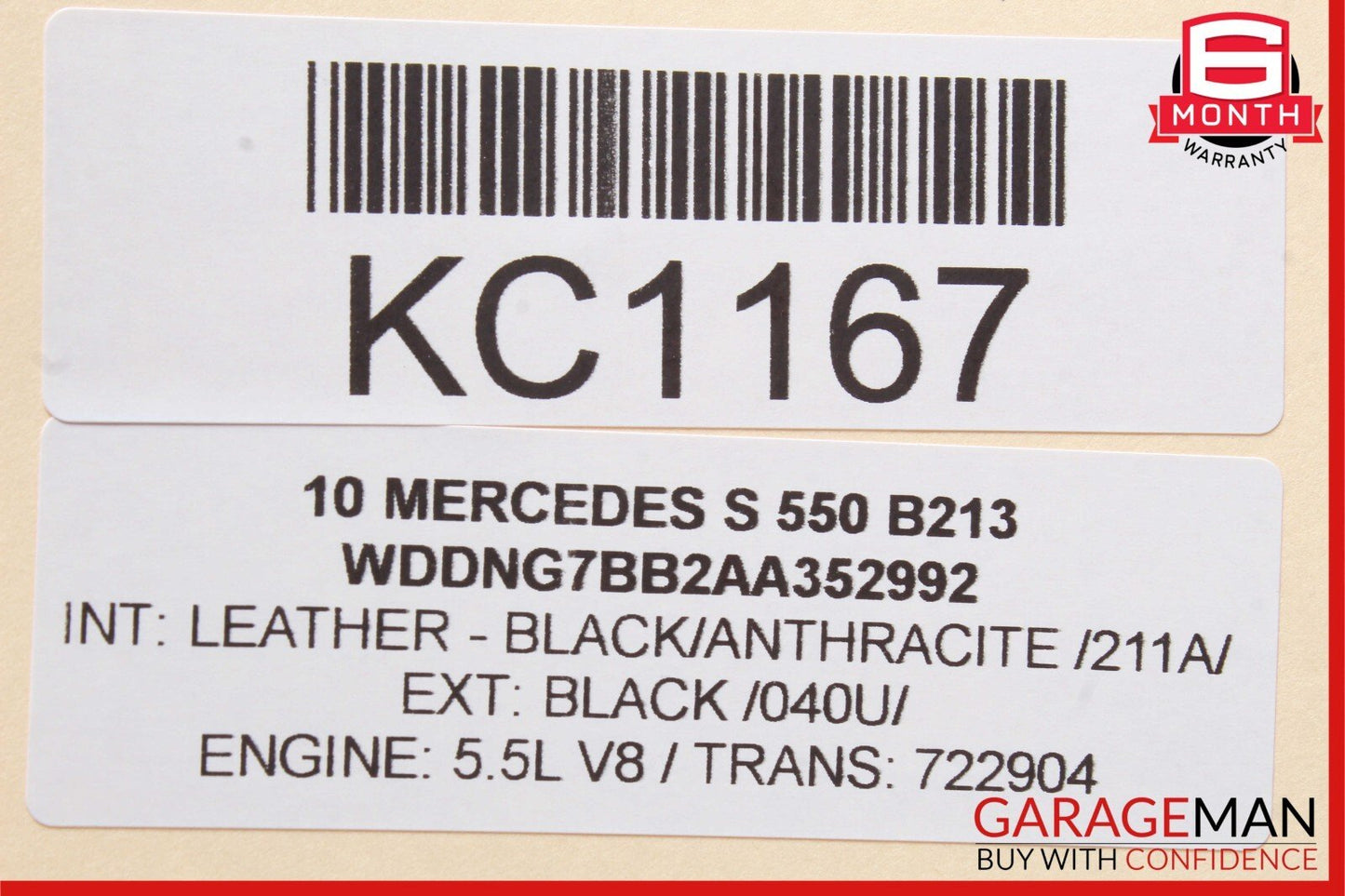 07-13 Mercedes W221 S550 Rear Right or Left Side Door Control Module OEM