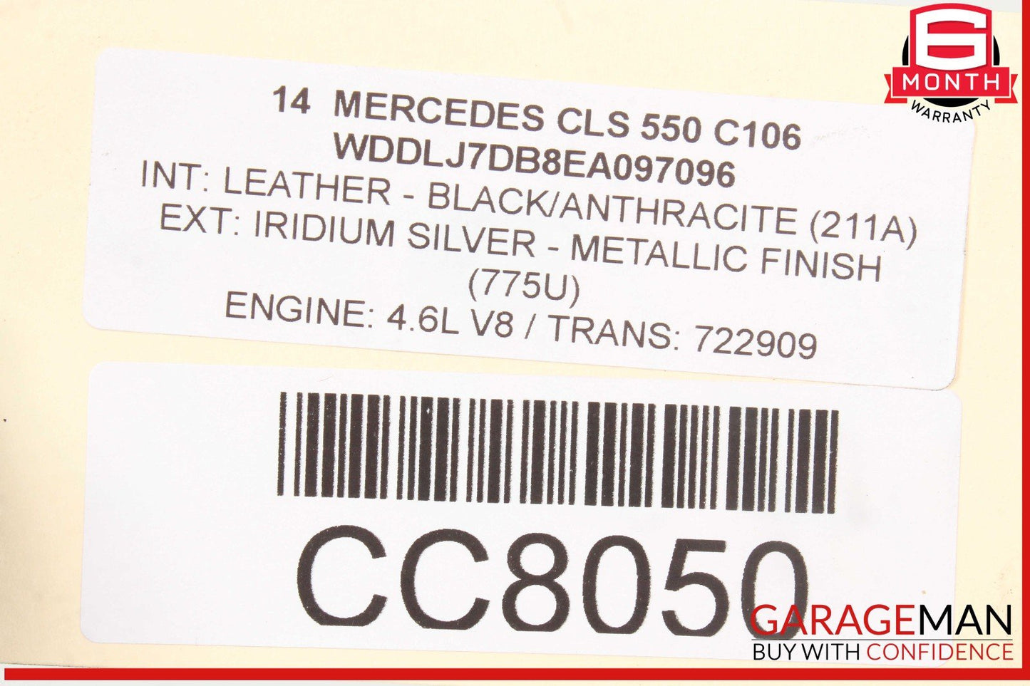 10-18 Mercedes W218 CLS550 E550 Rear Differential Diff Axle Carrier 2.47 OEM