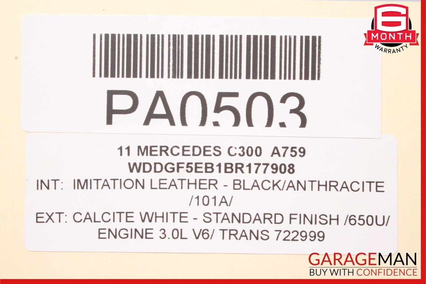 08-11 Mercedes W204 C300 RWD 7G Automatic Transmission Assembly 722999 OEM 161k