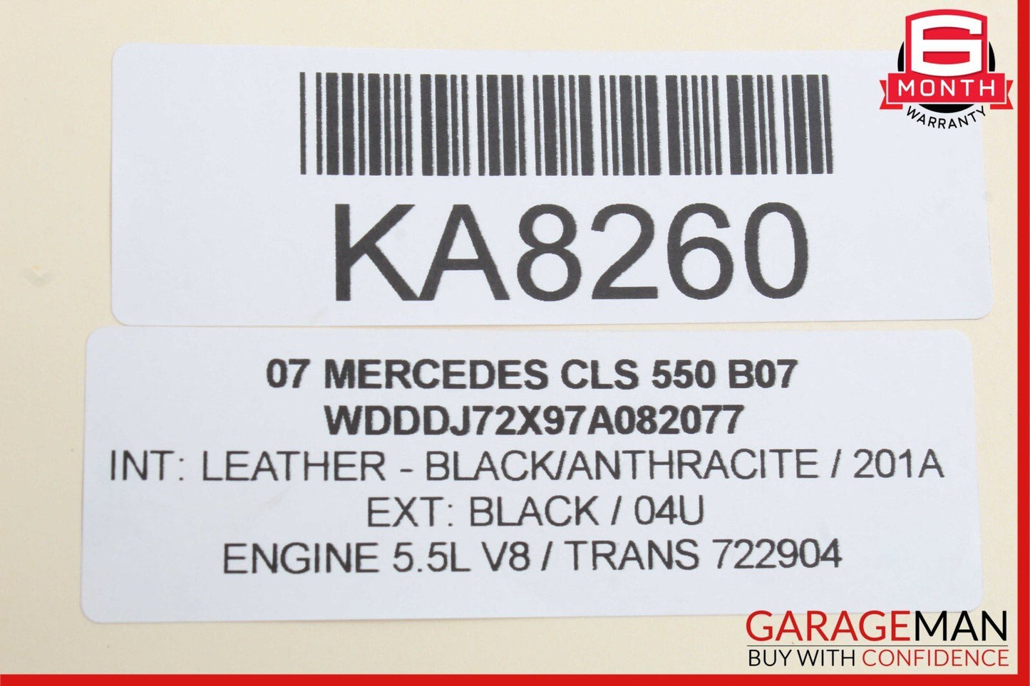 03-09 Mercedes CLS550 E500 AC A/C Air Conditioning Condenser Assembly