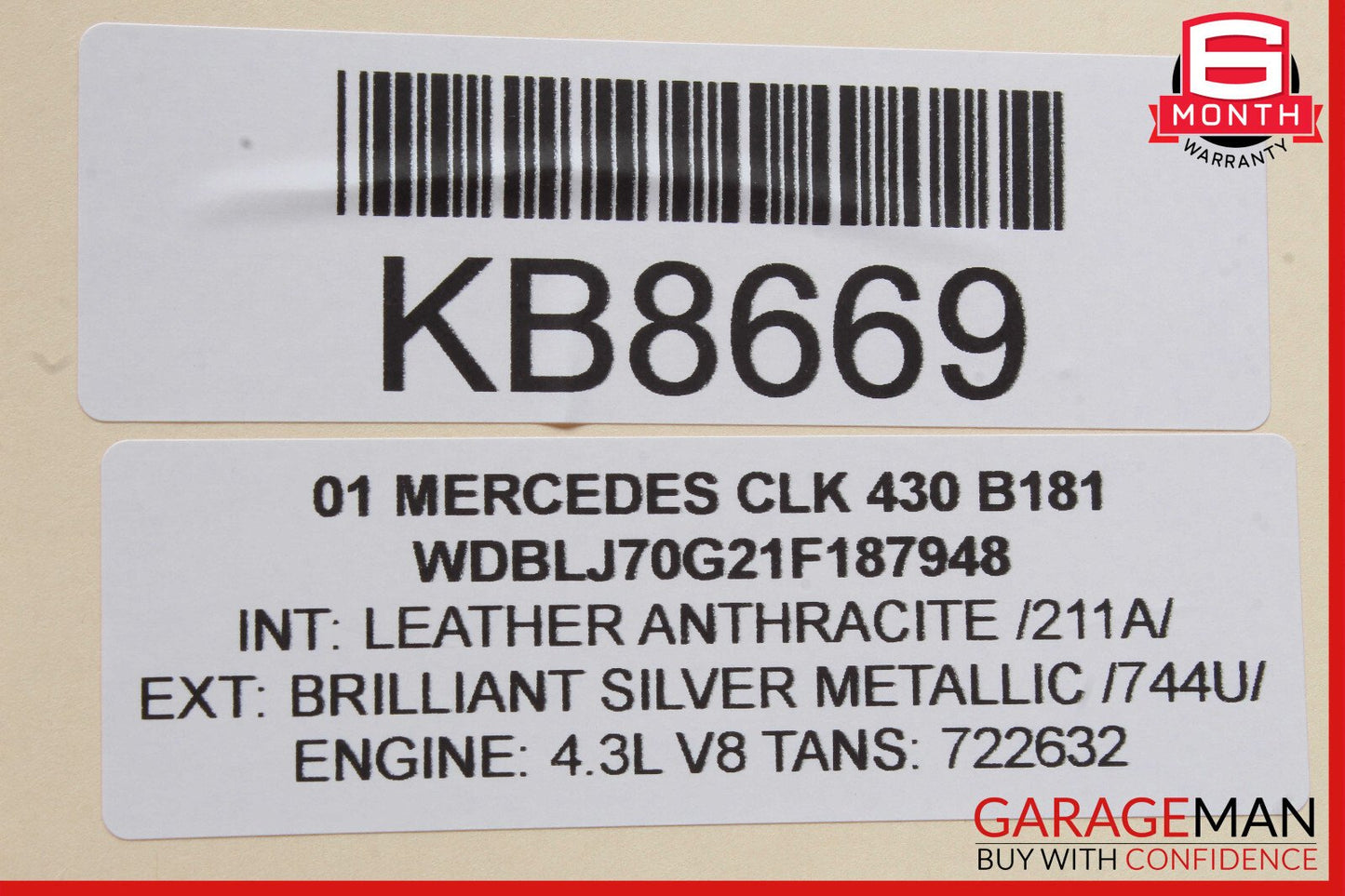 98-03 Mercedes W208 CLK430 CLK55 Wiper Turn Signal Control Switch 2105450110 OEM