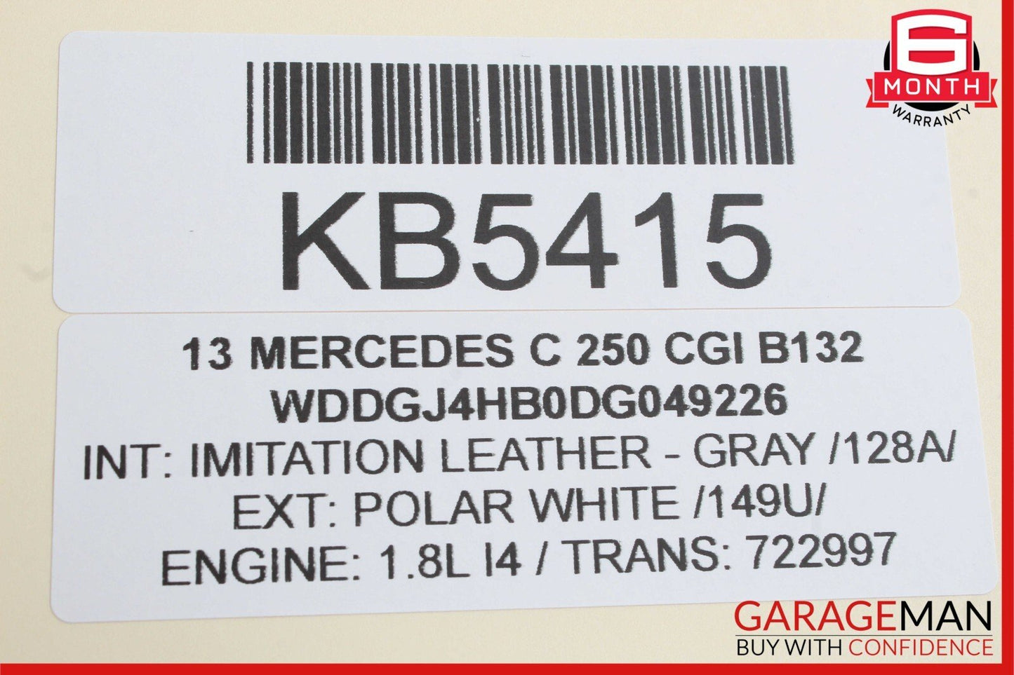 10-17 Mercedes W207 E350 C250 Coupe Pano Panoramic Sunroof Sun Roof Motor Unit