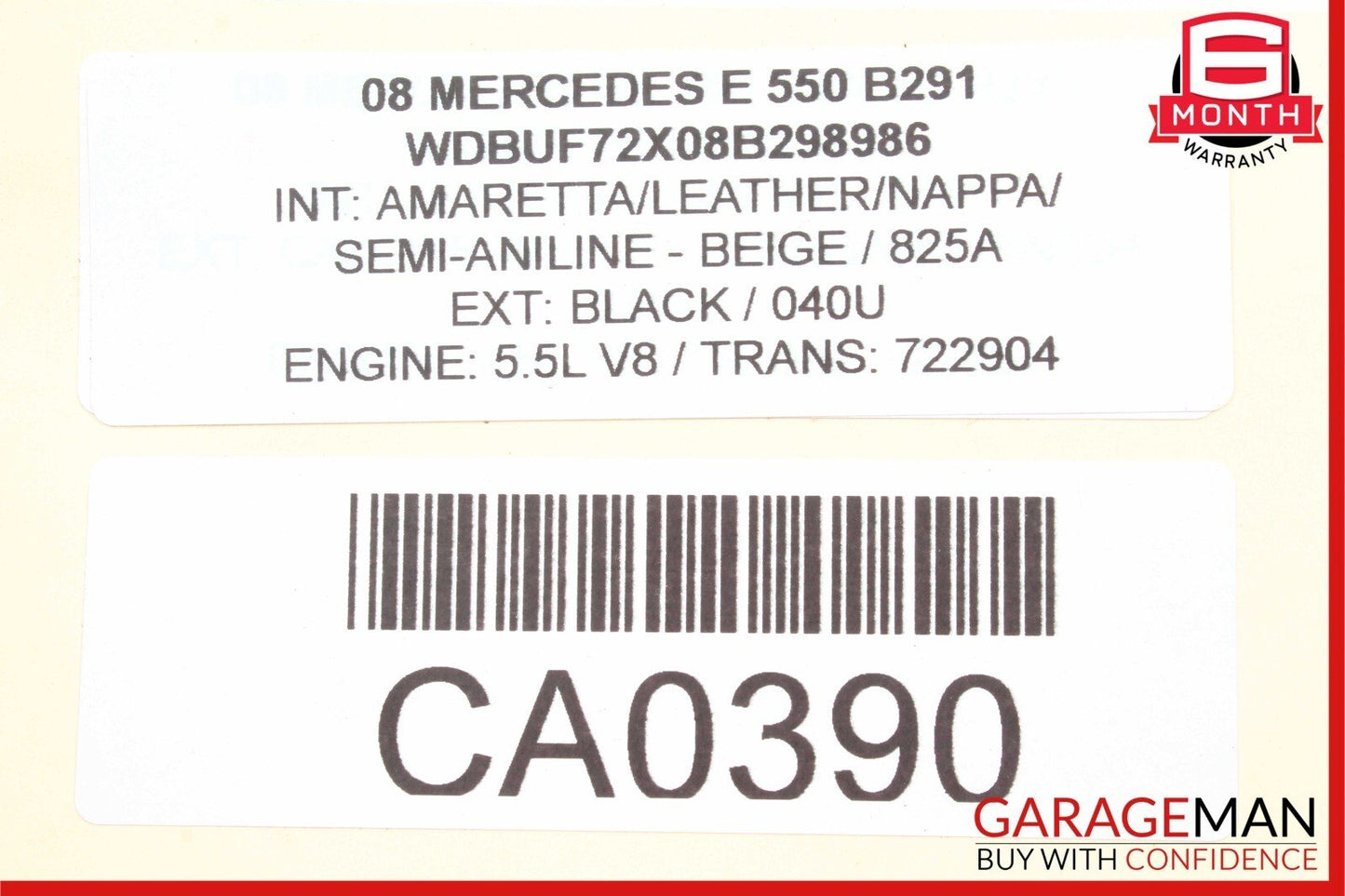 03-11 Mercedes E350 CLS500 E550 Front Right Side Lower Control Arm RWD