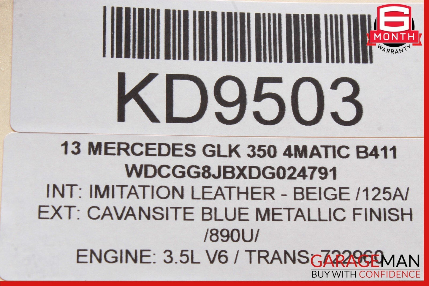 08-16 Mercedes GLK350 E350 Rear Left or Right Suspension Lower Control Arm