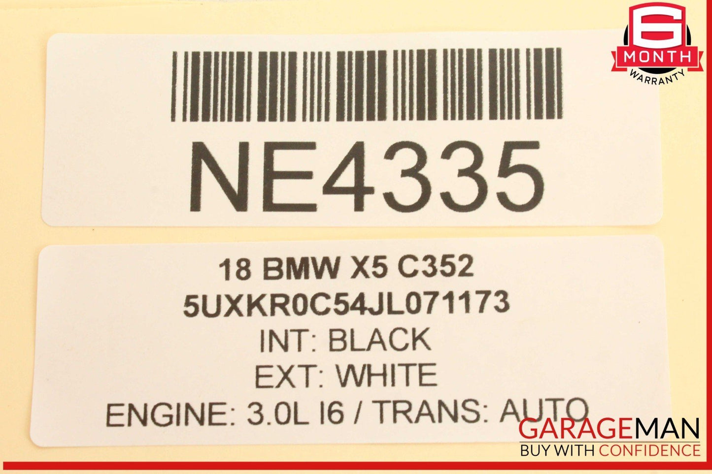 14-18 BMW X5 F15 X6 Engine Motor Piston w/ Connecting Rod 7846593 OEM