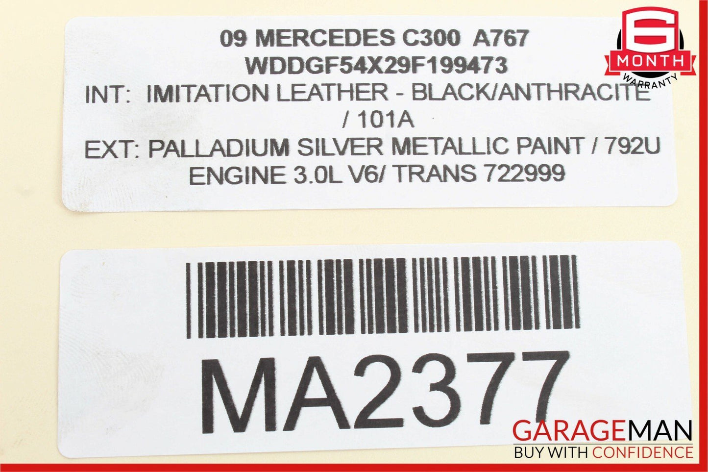 06-11 Mercedes W204 C300 R171 E350 Engine Motor Brake Vacuum Pump 2722300565 OEM