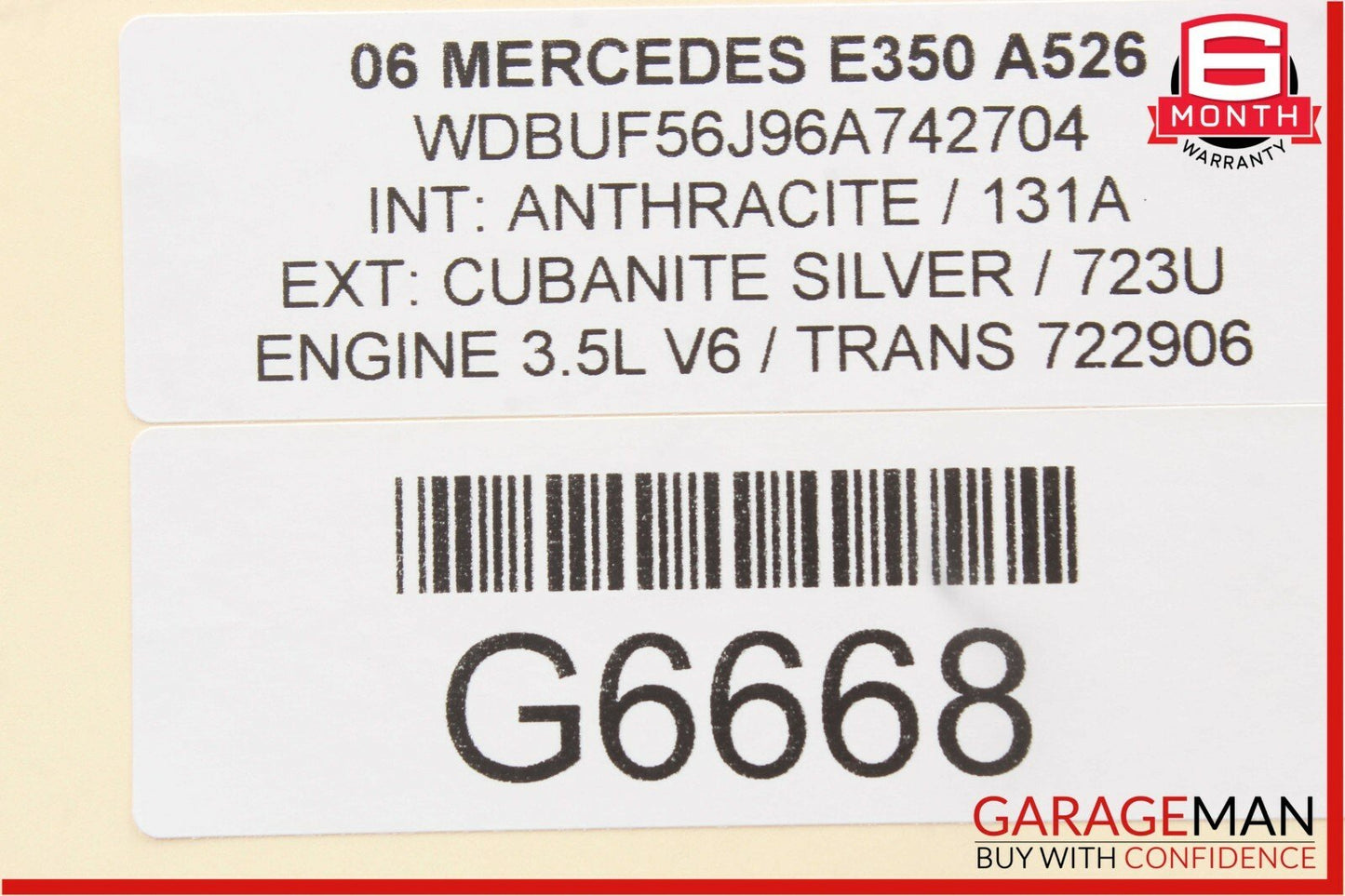 03-06 Mercedes W211 E350 E55 AMG Rear Left Driver Side Door Control Module OEM
