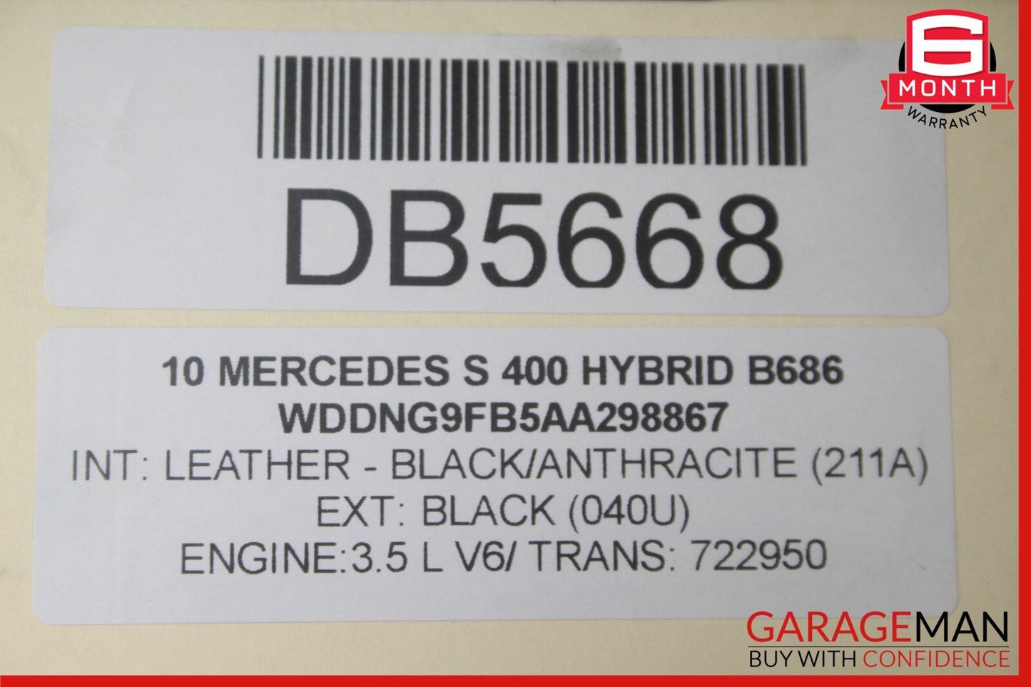 10-13 Mercedes W221 S550 Base Front Bumper Cover Assembly w/ Parking Sensors OEM
