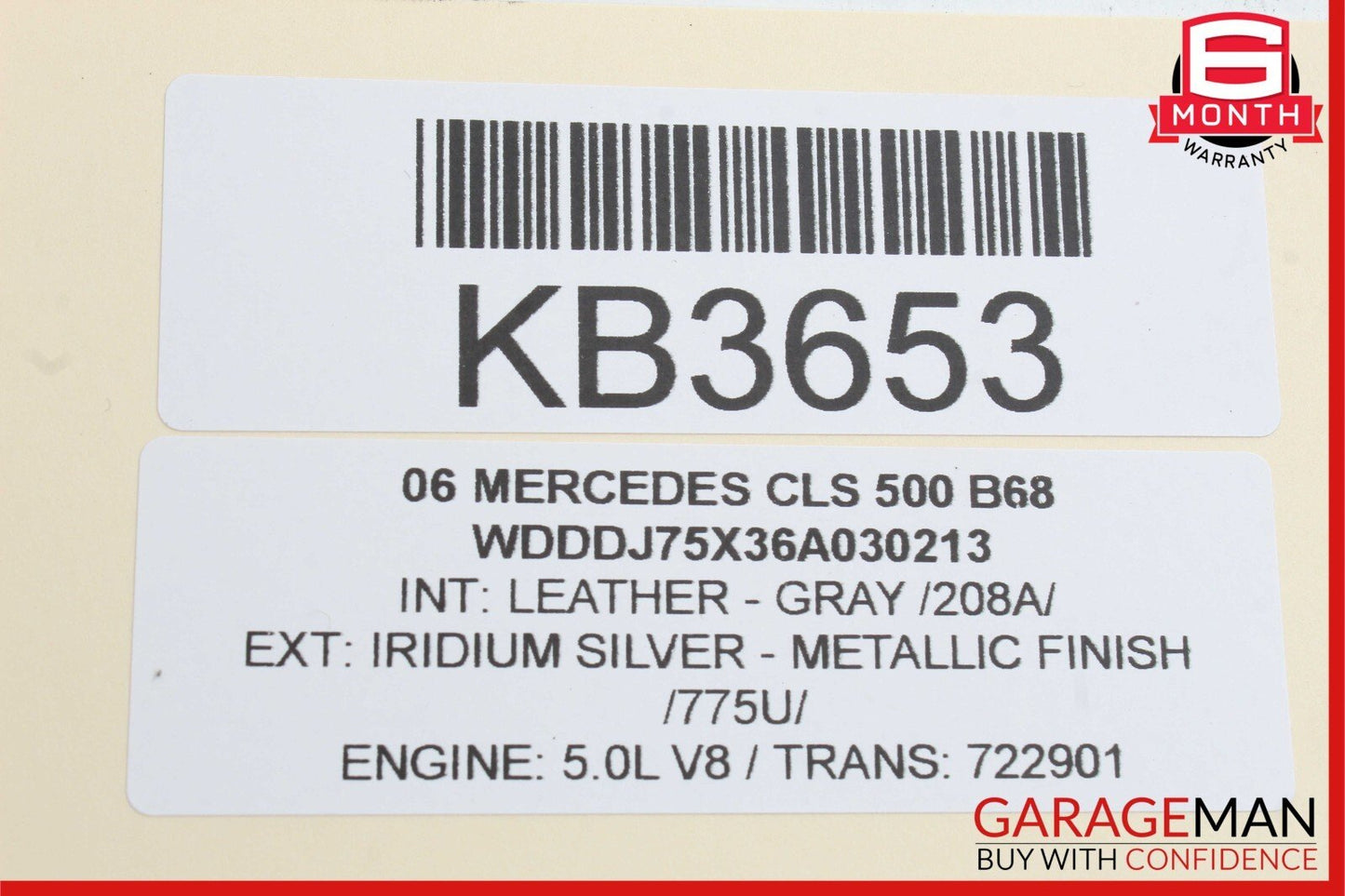 06-11 Mercedes W219 CLS500 Front Right Passenger Door Lock Latch Actuator OEM