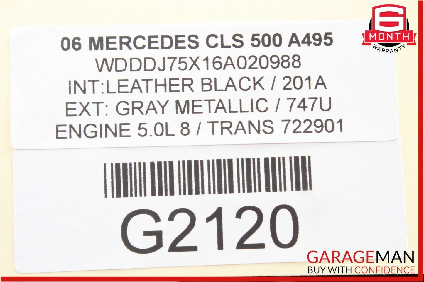06-11 Mercedes W219 CLS500 Front Left Side Keyless Go Door Lock Latch Actuator