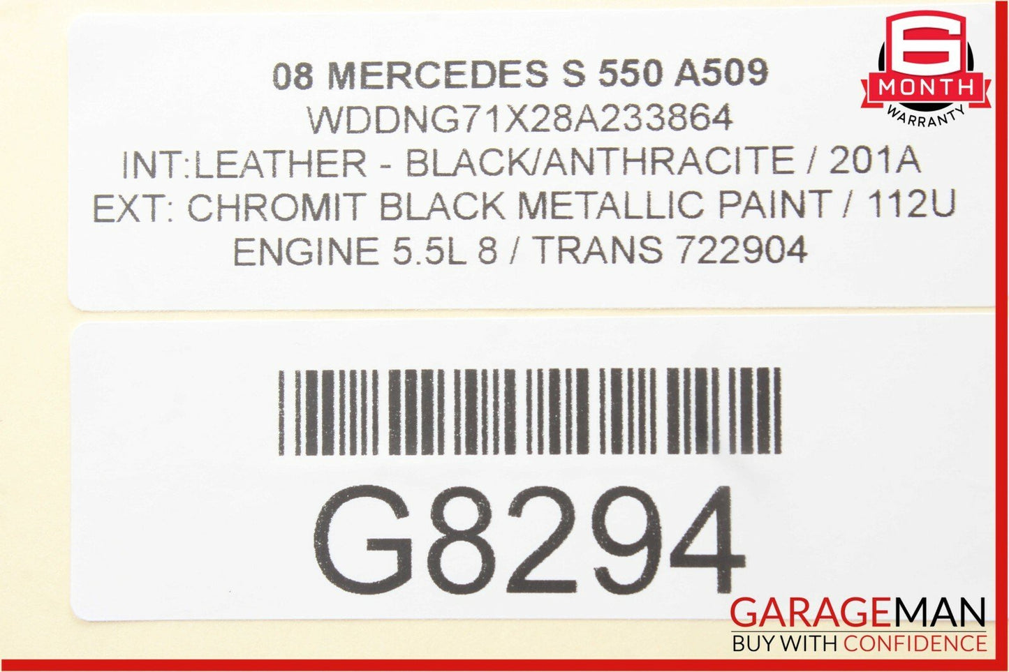 07-10 Mercedes CL550 S550 S600 Speedometer Instrument Odometer Cluster Gauge