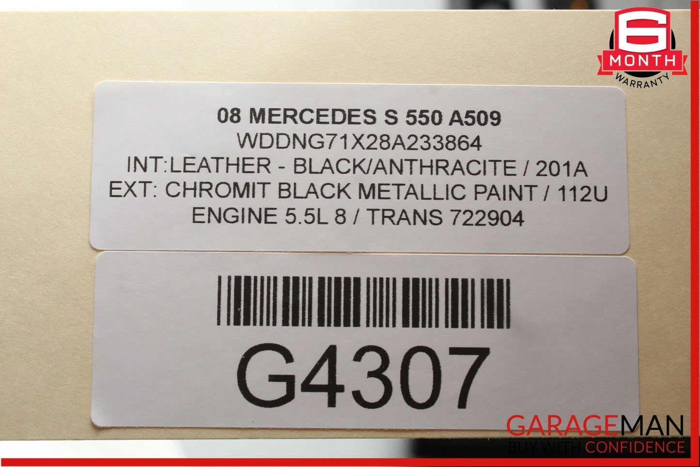07-09 Mercedes W221 S550 Front Left Lower Seat Storage Tray Compartment Trim