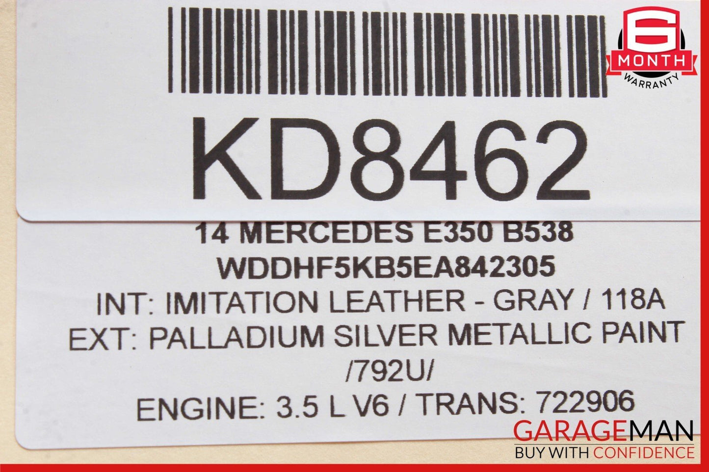 08-17 Mercedes W212 E350 CLS500 Rear Left or Right Side Lower Control Arm OEM