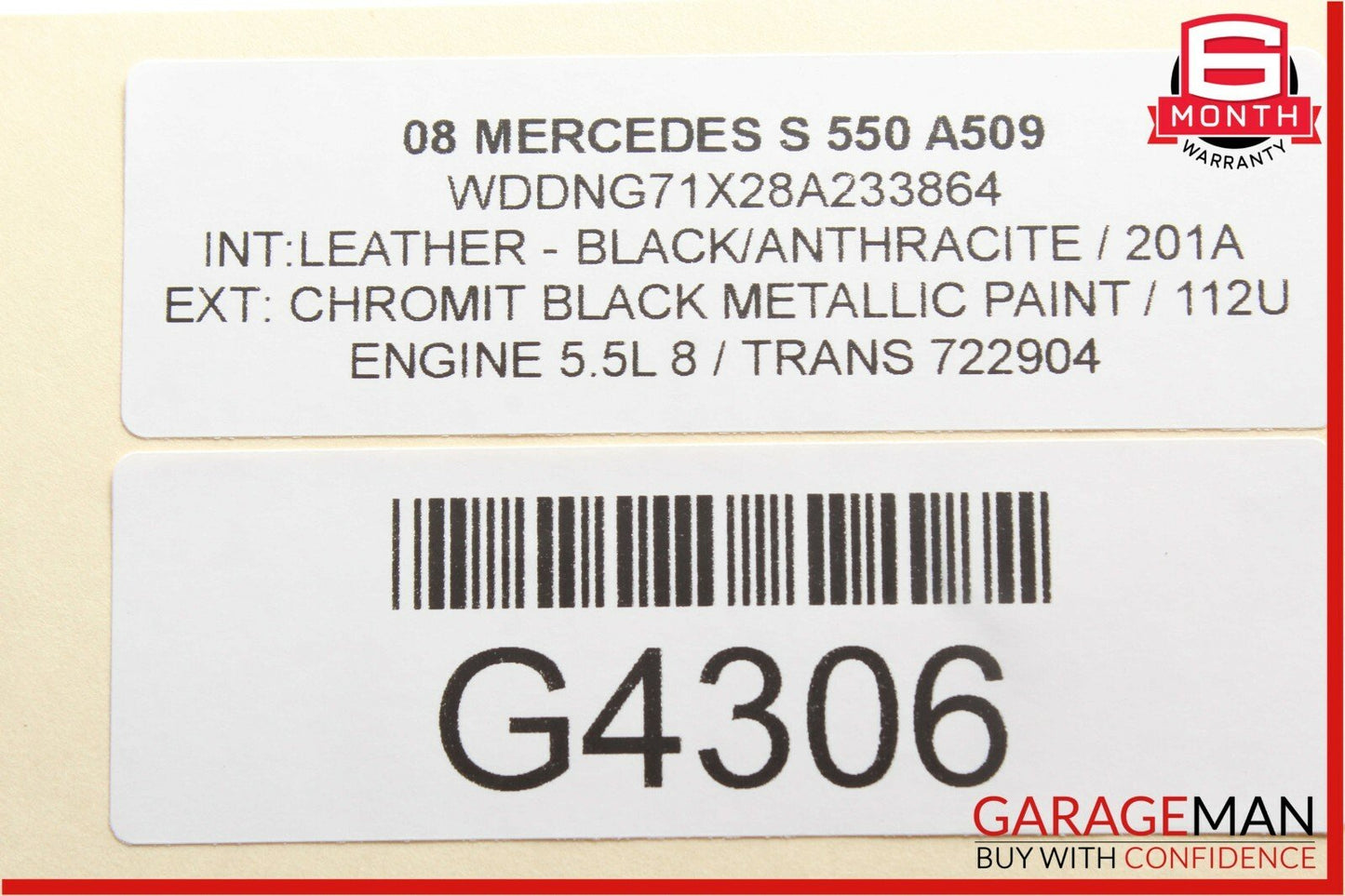 07-13 Mercedes W221 S550 S63 AMG Rear Right / Left Side Door Control Module Unit