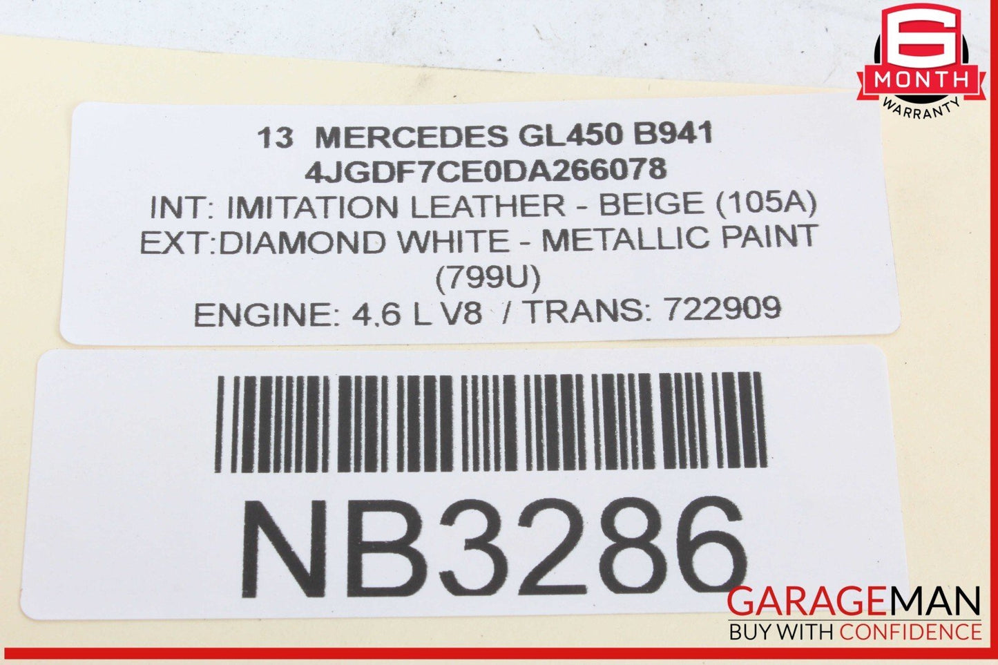 12-19 Mercedes X166 GL450 GLE350 Rear Left Driver Side Lower Control Arm OEM