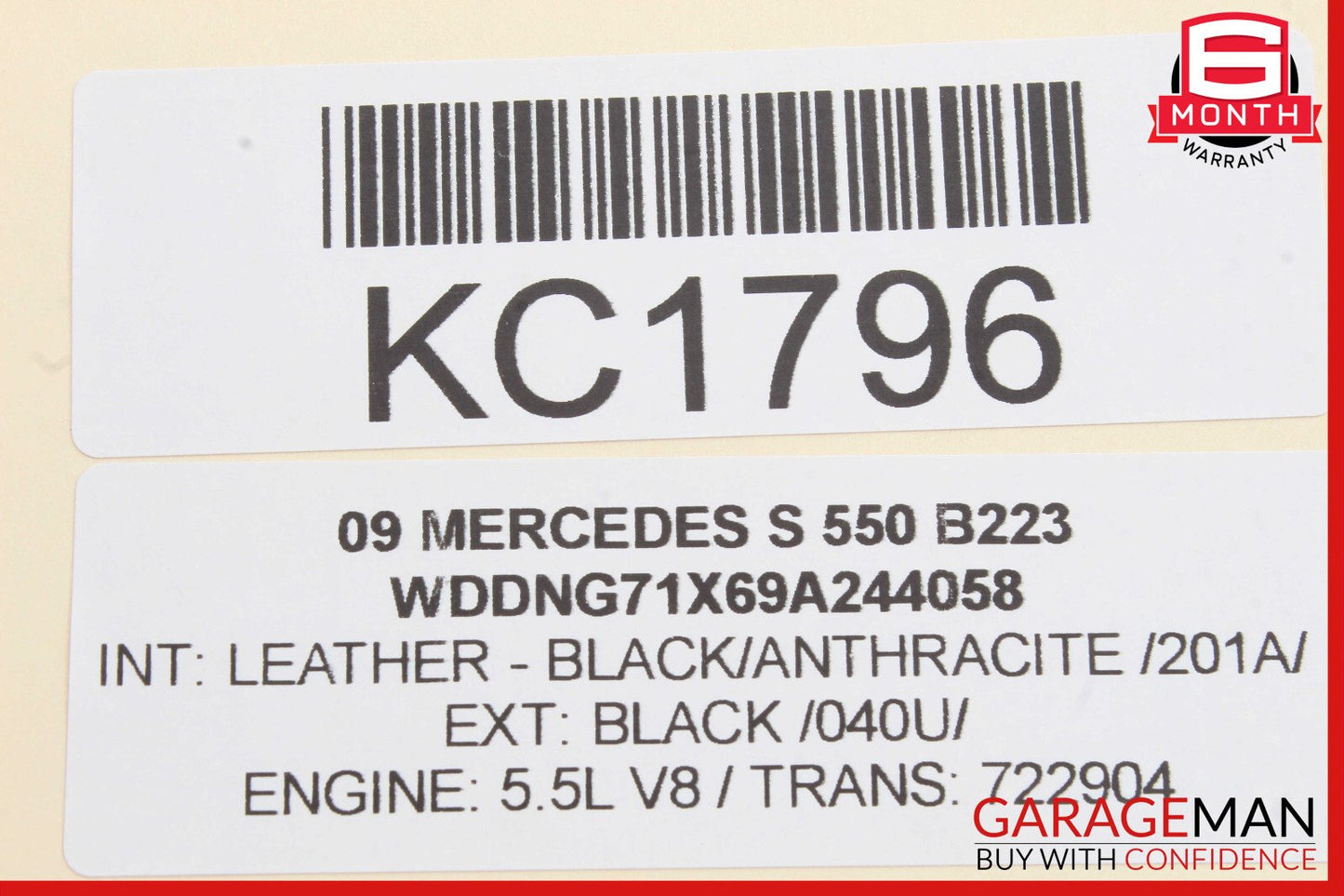 07-13 Mercedes W221 S550 S350 Front Left Driver Side Under Seat Control Unit OEM