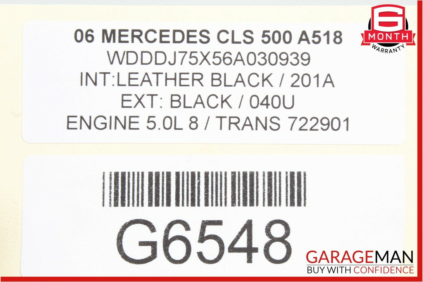 06-11 Mercedes W219 CLS500 Keyless Go Front Left Side Door Lock Latch Actuator
