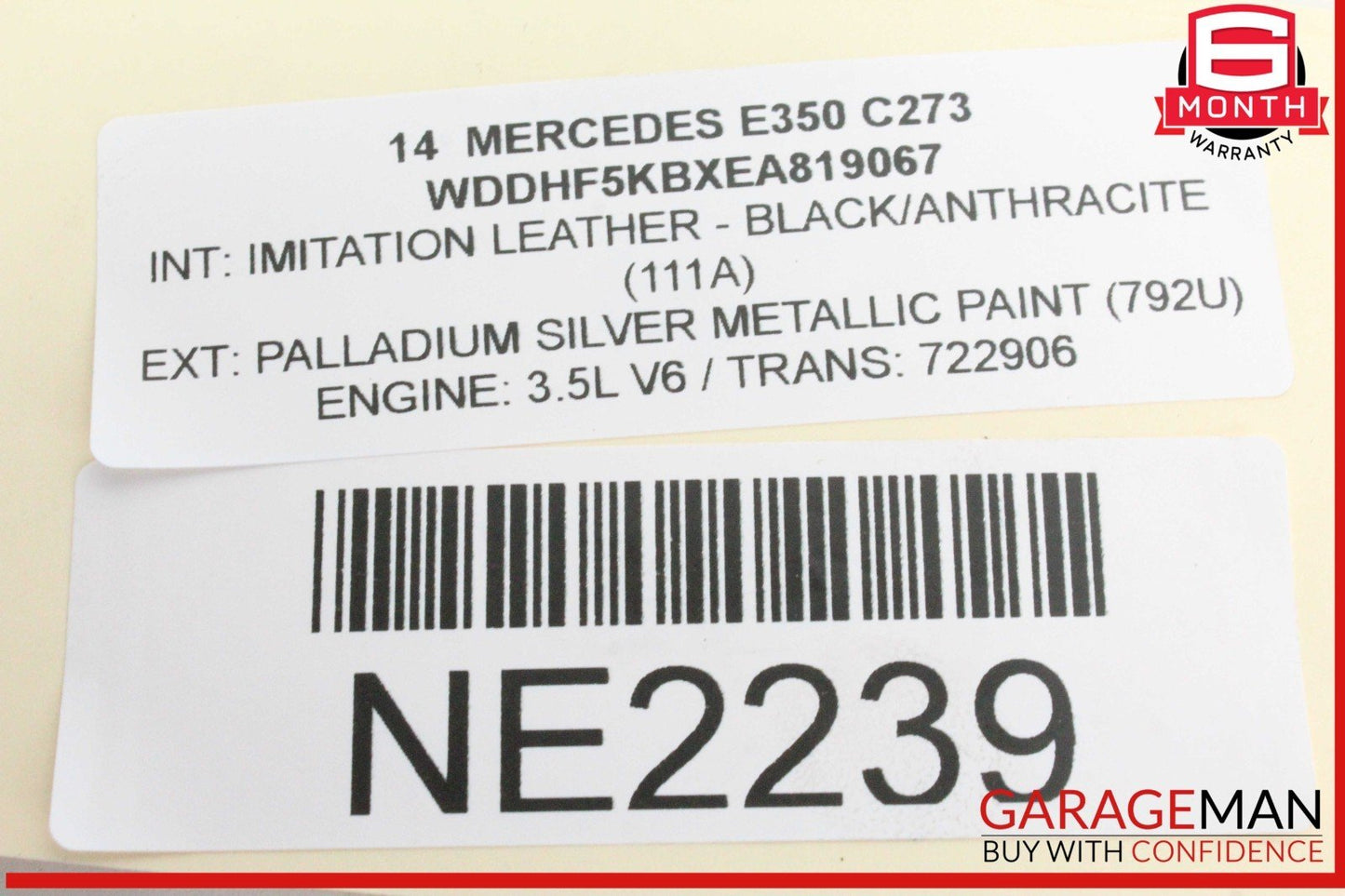 12-19 Mercedes W212 E350 GL550 GLS550 Engine Lower Oil Pan 2760100528 OEM