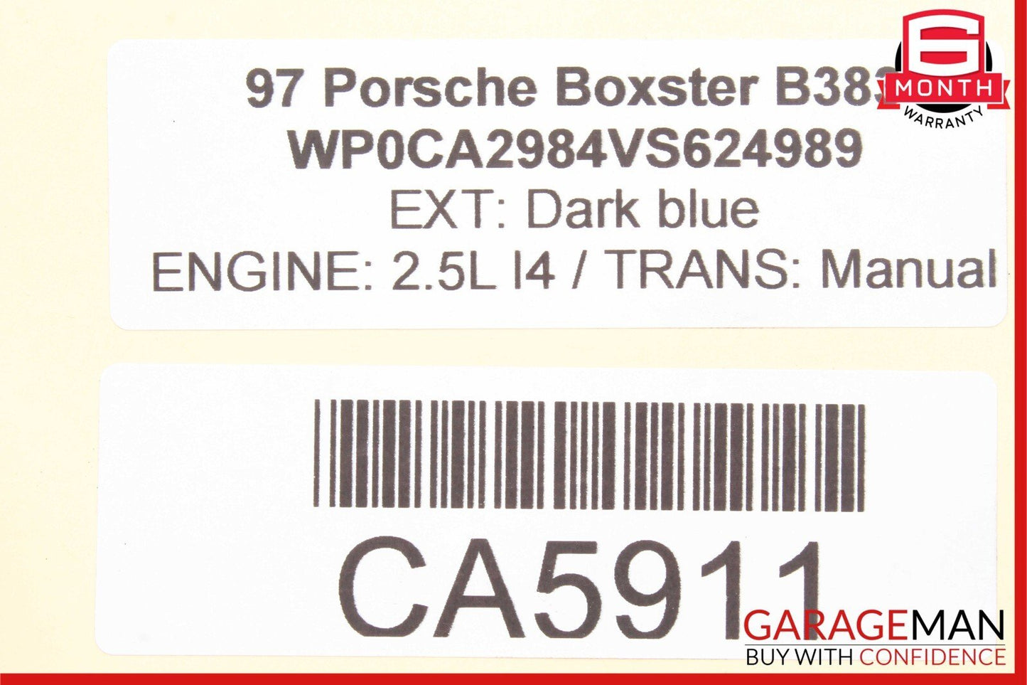 97-04 Porsche Boxster 986 Carrera 911 A/C AC Air Cooling Condenser
