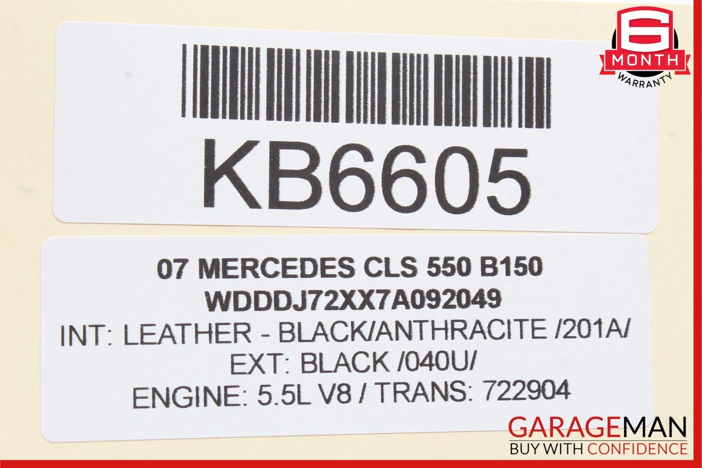 06-12 Mercedes W219 CLS550 E350 Communication Control Module 2198200926 OEM